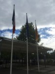 Border crossing unmanned, Jardin des deux Rives, Strasbourg
