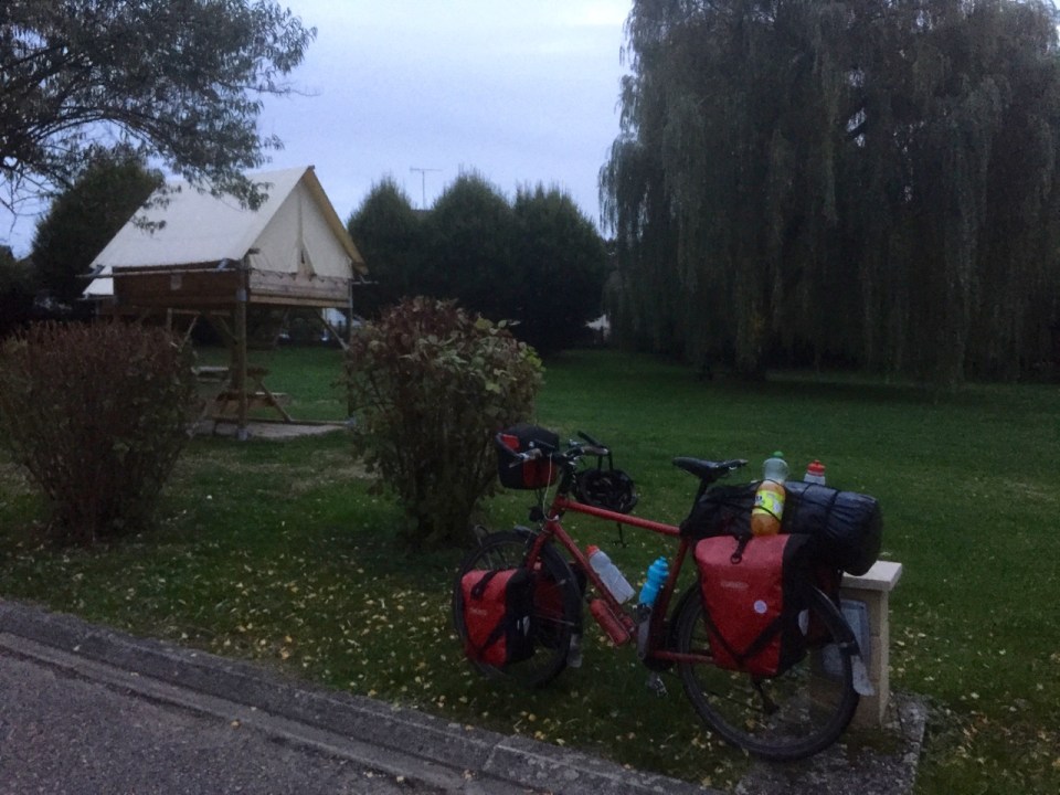 Pre-sunrise start from Saverne Camping