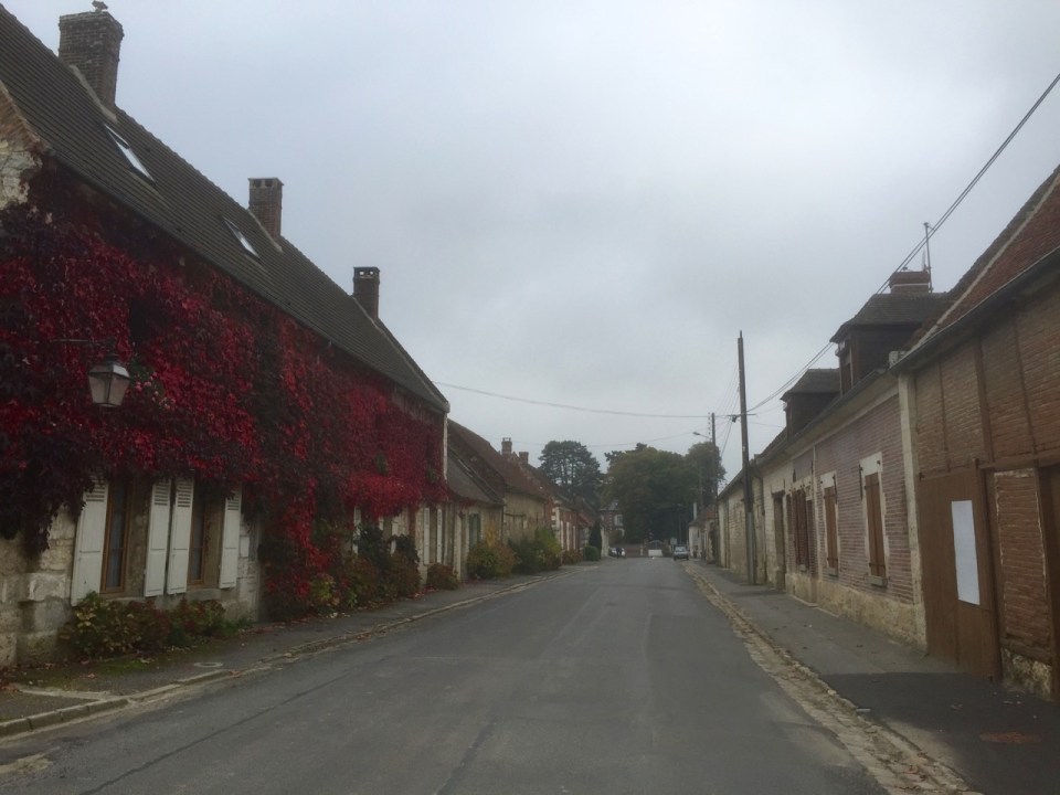 And some pretty French villages - nice colours