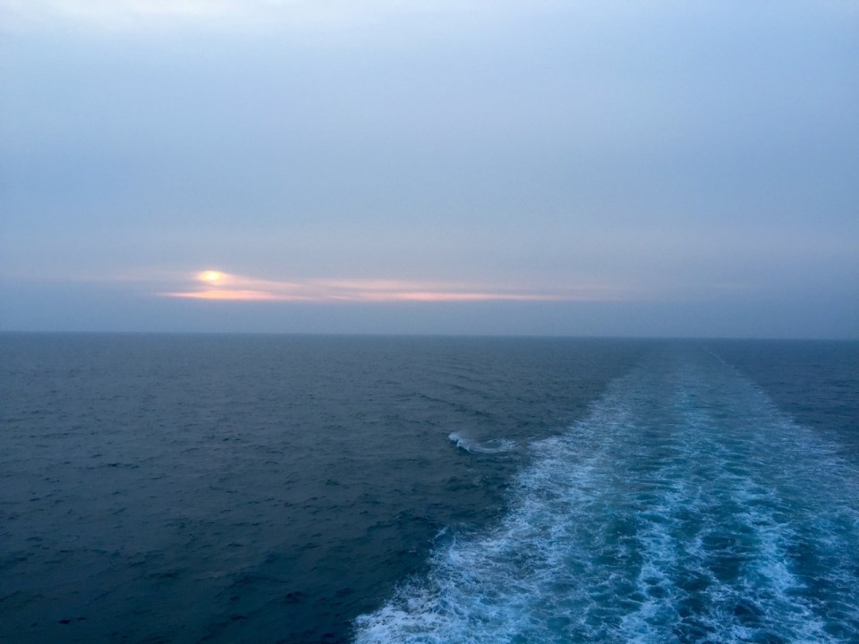 Sunrise over the Channel