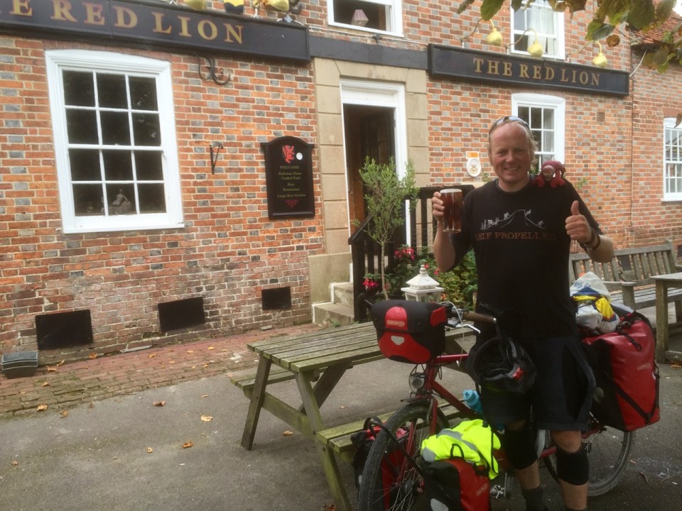 My first pint of Ale in a long time, bloody marvellous