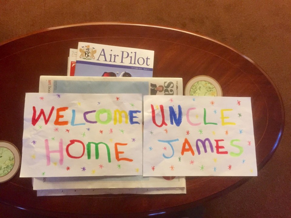 Welcome Home Uncle James