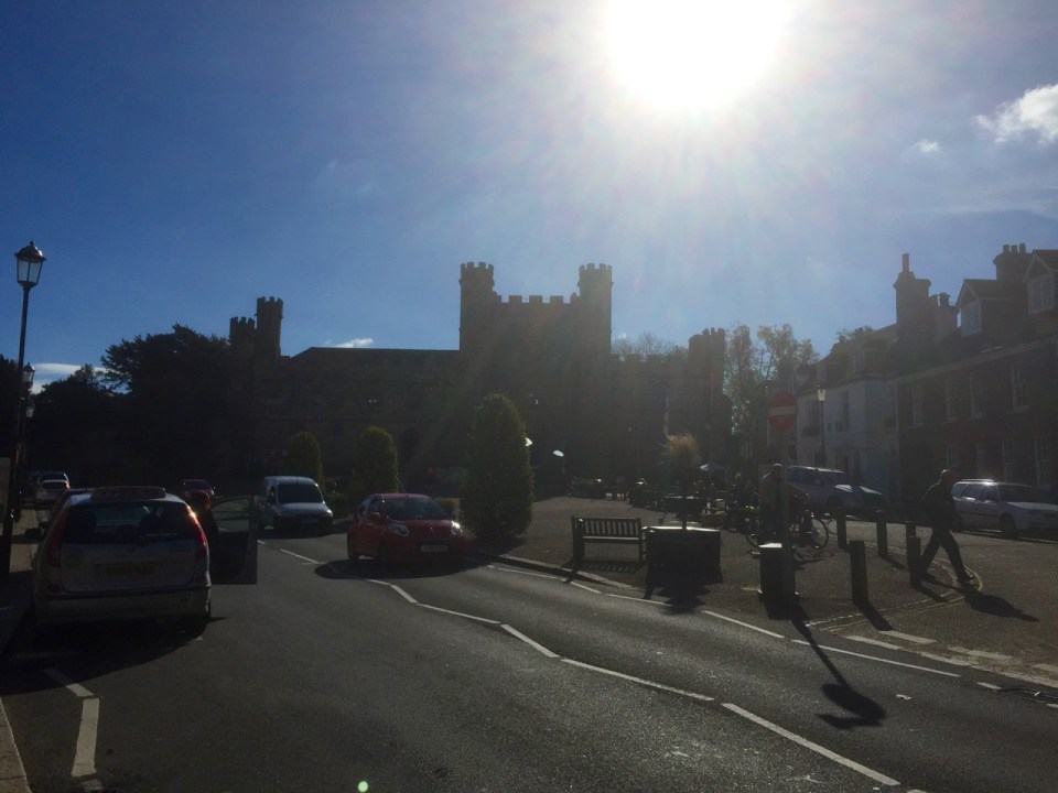 Battle Abbey in the sunshine