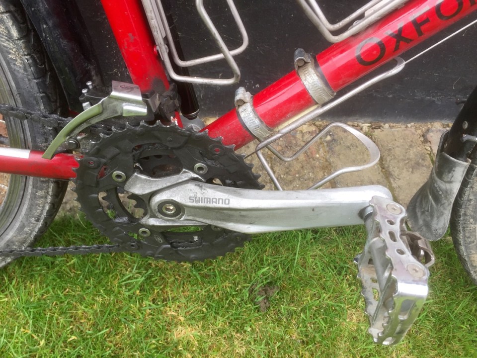 Chain set looking a bit worn after 10,000 miles