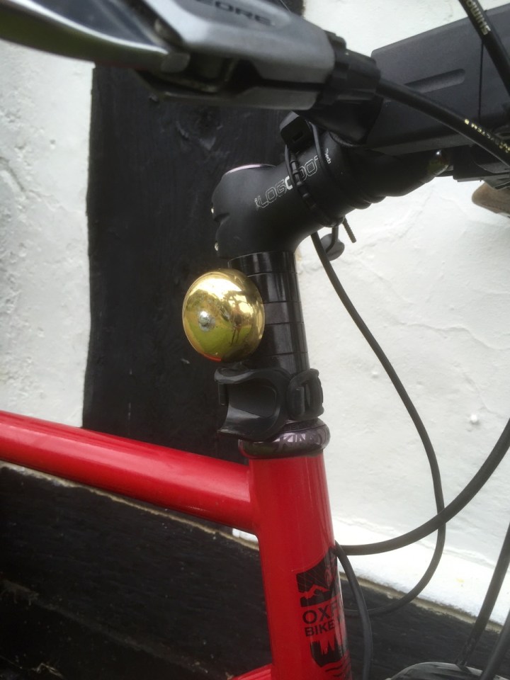 Brass bell still ringing clearly after 6 months on the road