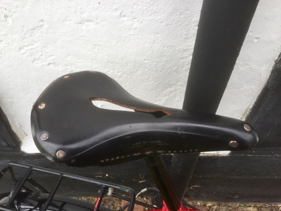 Brooks saddle - perhaps the most important part of the bike