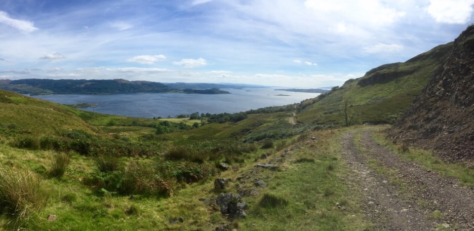 Down the other side to Loch Melfort