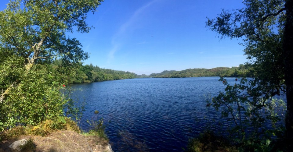 Loch in Knapdale Forest - time for a tea break