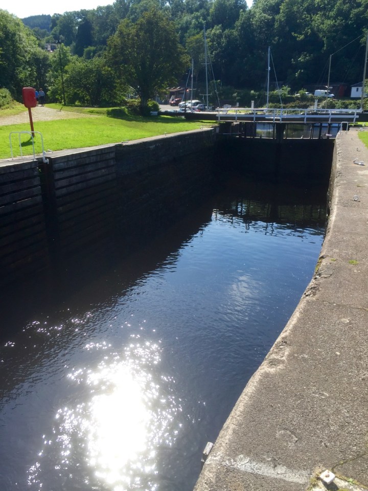 Loch at the end of the canal