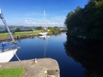 The Crinan Canal - Ardrishaig at the other end