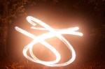 Fire poi comet tails