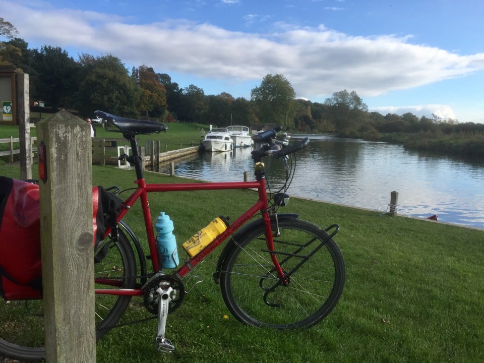Smaug, my trusty steed from Oxford Bike Works, still going strong