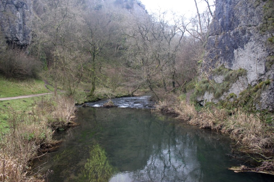 River Dove carving through the limestone gorge
