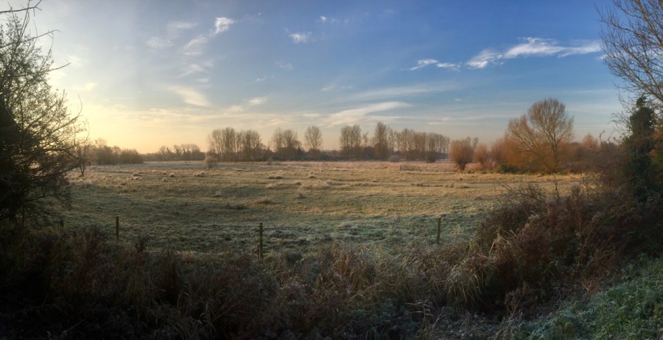 Frosty morning bike ride