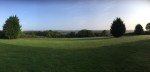 Campsite overlooking the Chilterns. Near High Wycombe