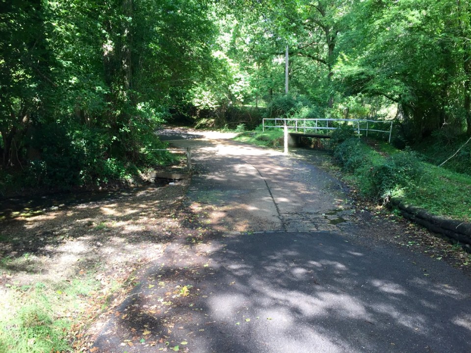 New Forest - ford dried up