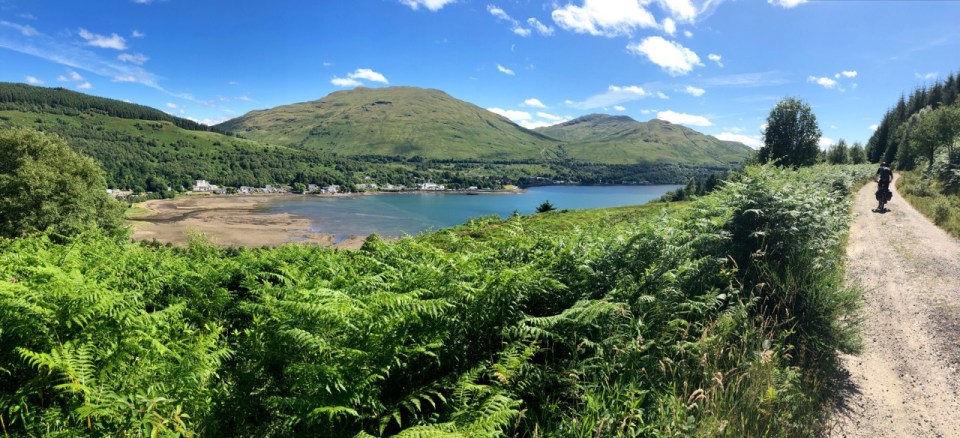 The trail near Arrochar