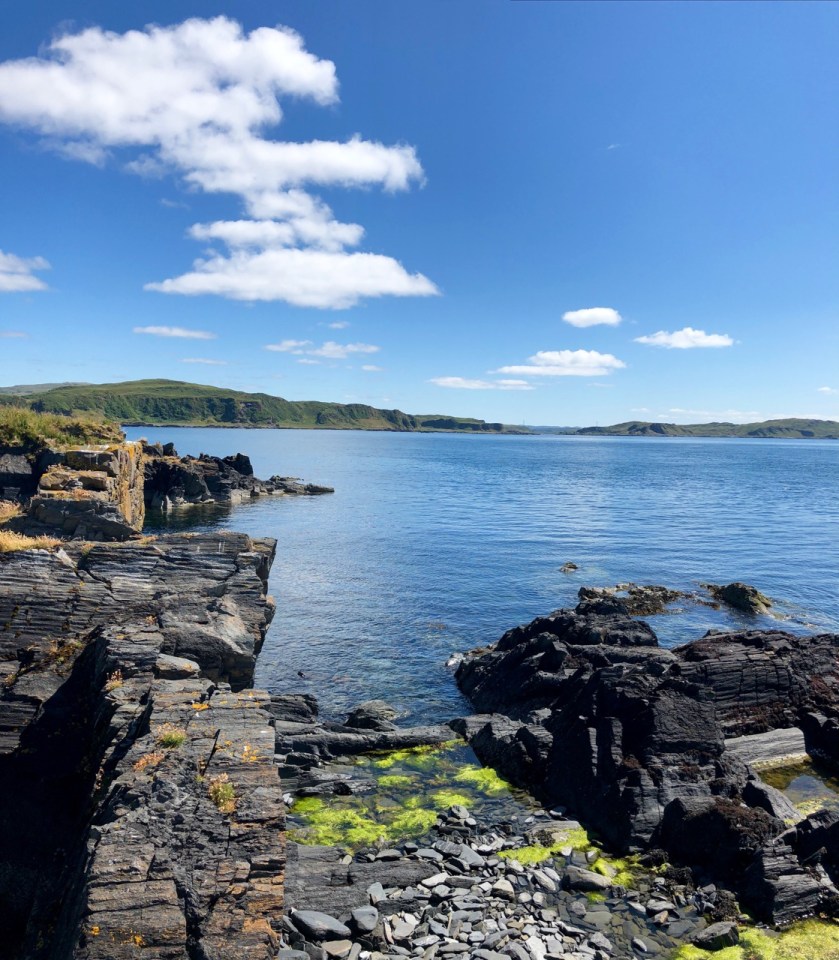 Easdale - slate mine now full of water
