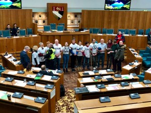 Council protest - 11 Feb - XR Norwich activists in action