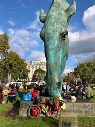Arriving at Marble Arch