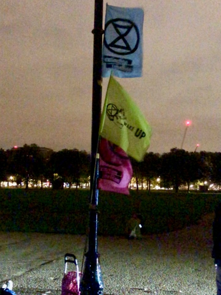 Night spent in Hyde Park