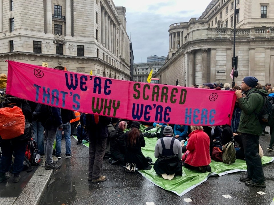 We're scared, that's why we're here