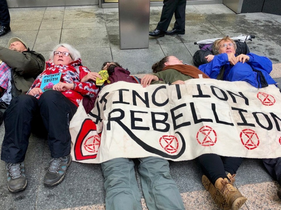 More door blocking - cold on the ground!