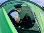Norwich Rebel not moving from tent