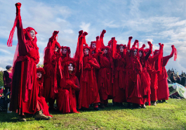 Red Brigade at Vauxhall Gardens