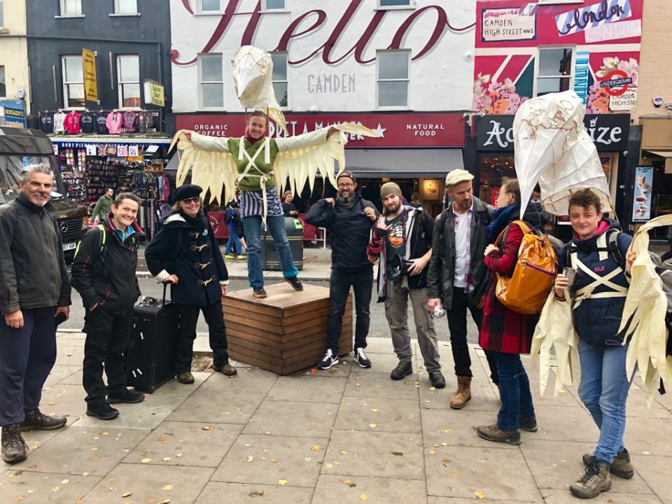 On the move from Islington to Trafalgar Square