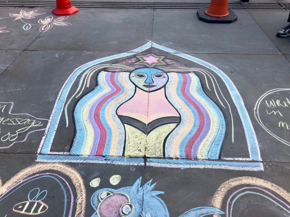 Some nice chalk-work