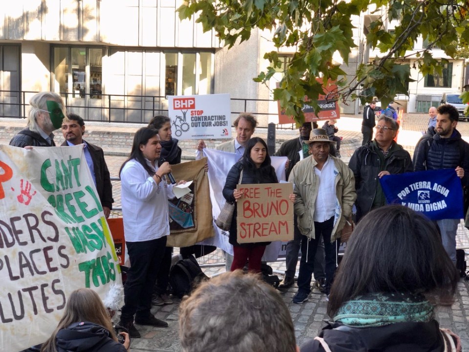 Joining the un-masking BHP protest in solidarity