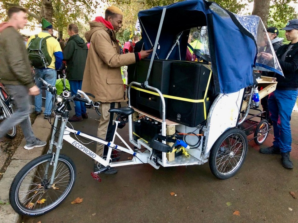 Rickshaw - want one for Norwich critical mass bike rides