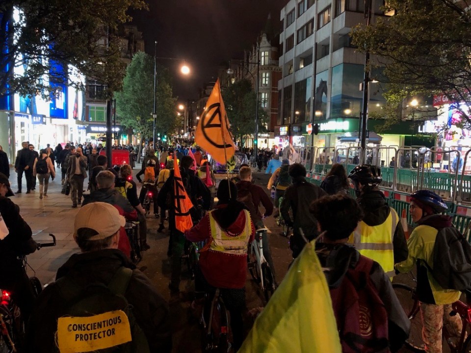 Down Oxford Street we go