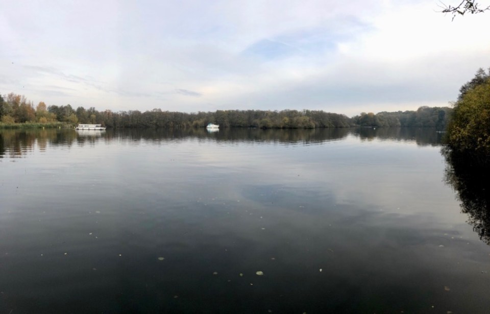 Salhouse Broad - still the odd boat about