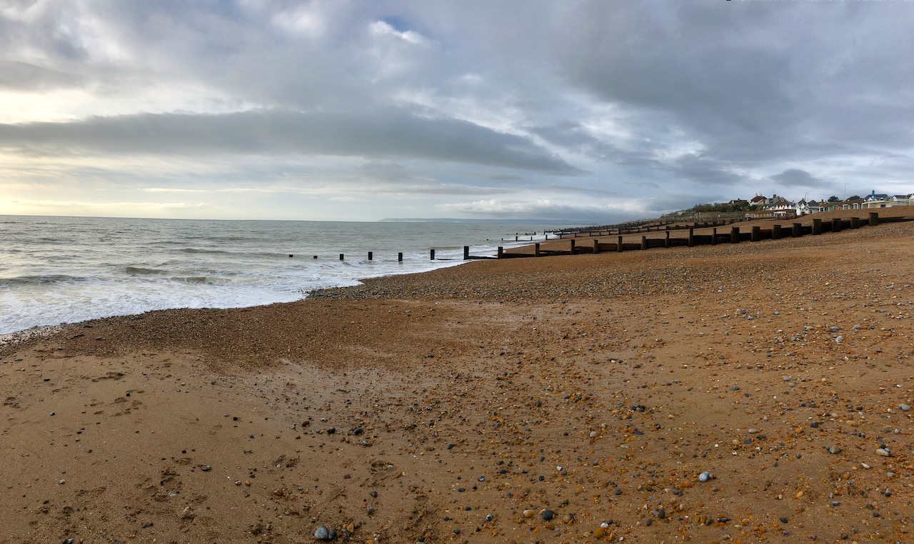 Beach visit again - murky Channel
