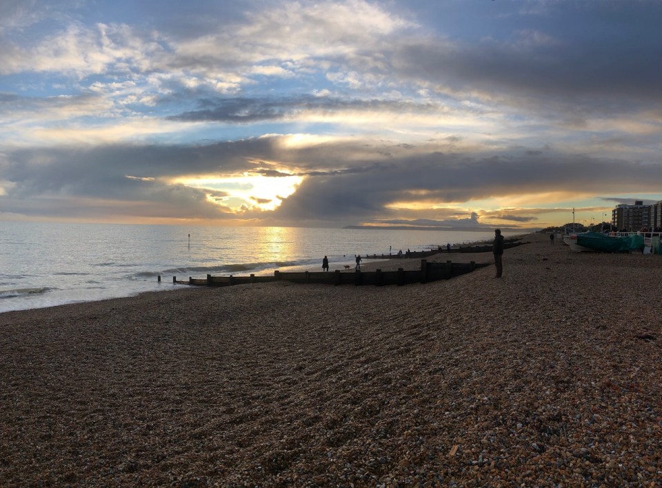 Beachy Head in the distance