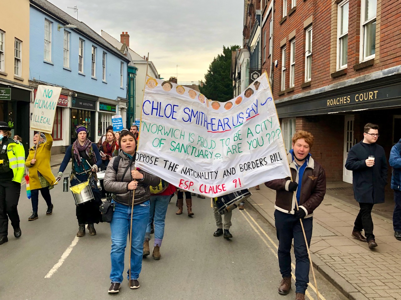 Down Magdalene Street we go