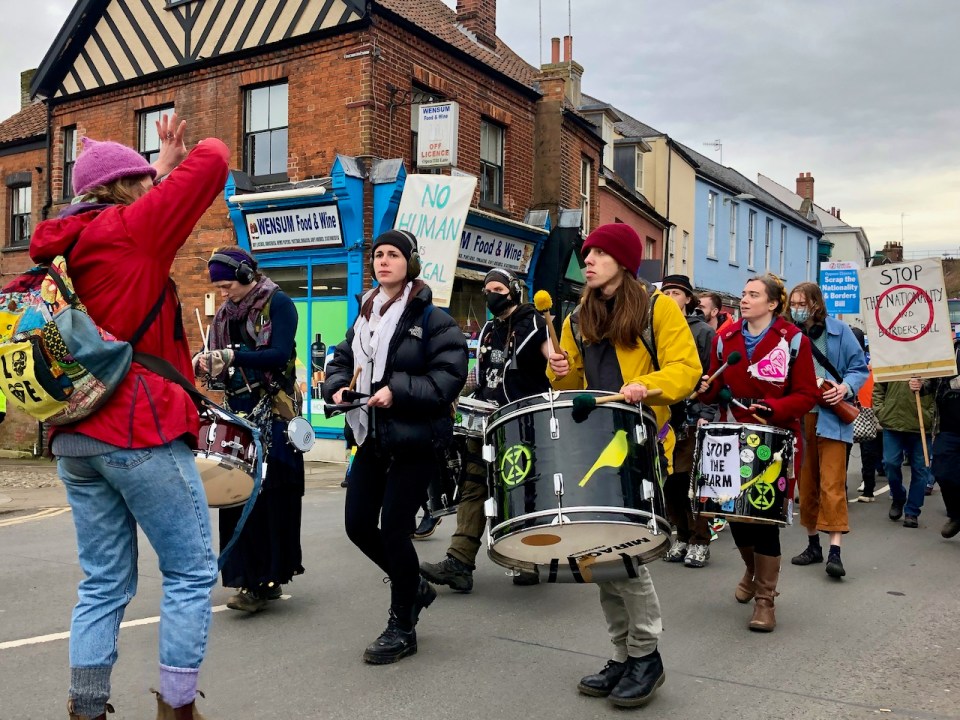 XR drummers out in force