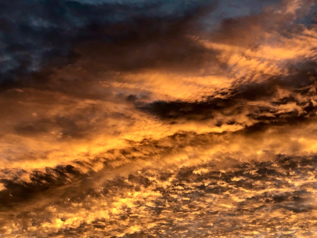 Sunset 1 - all a bit yellow