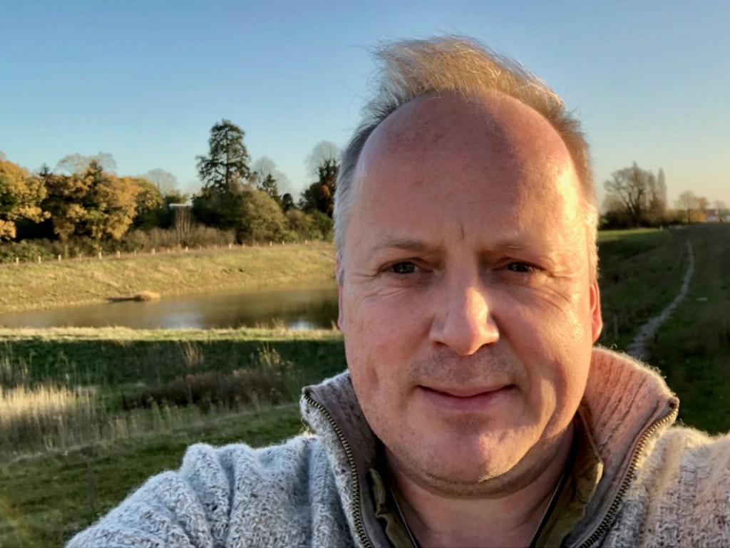 Me next to NDR drainage pond