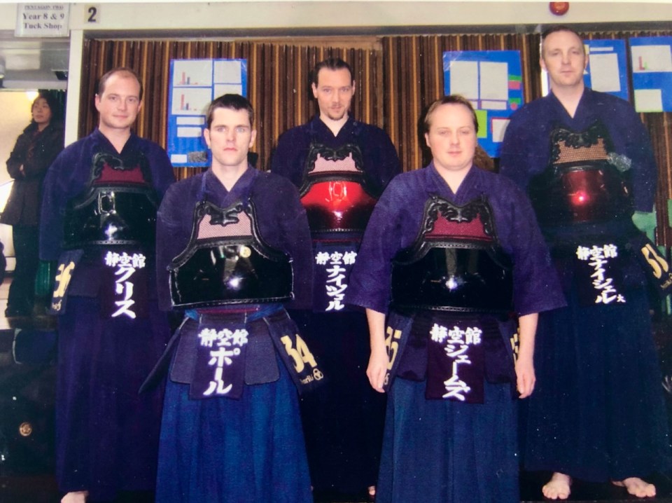 Kendo event, no Lu in this, cos she was off buying plum saki for us