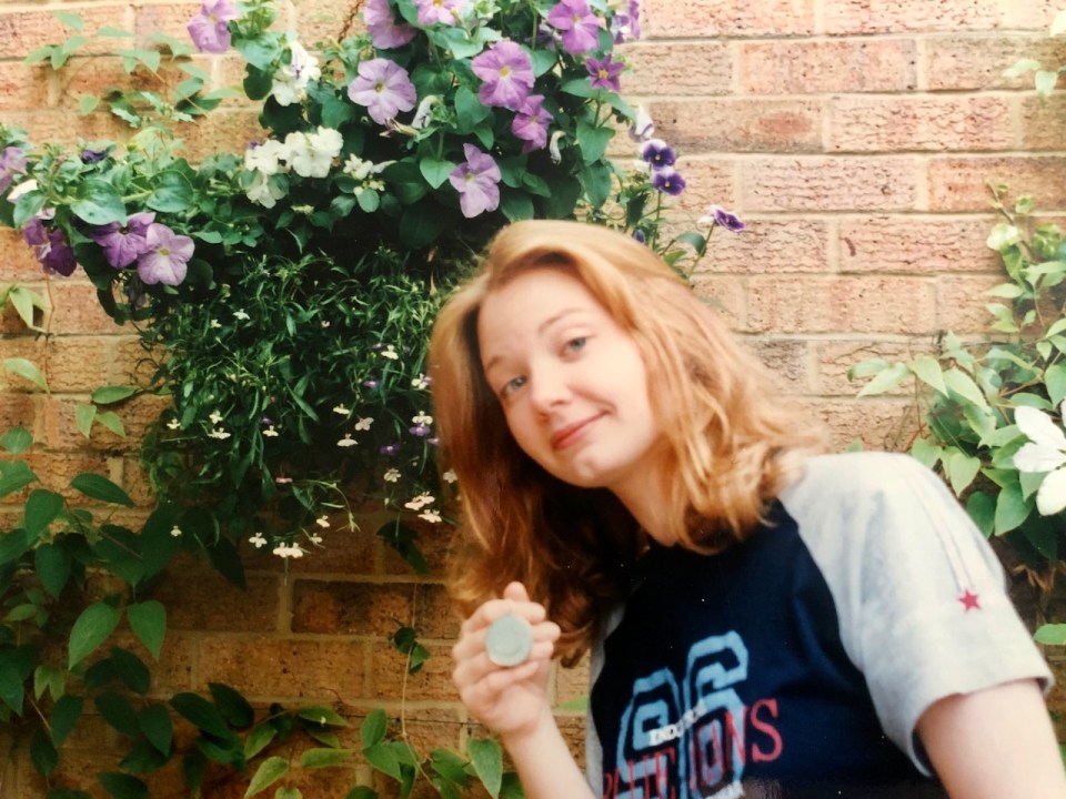 Young Lu - apparently a medal earned