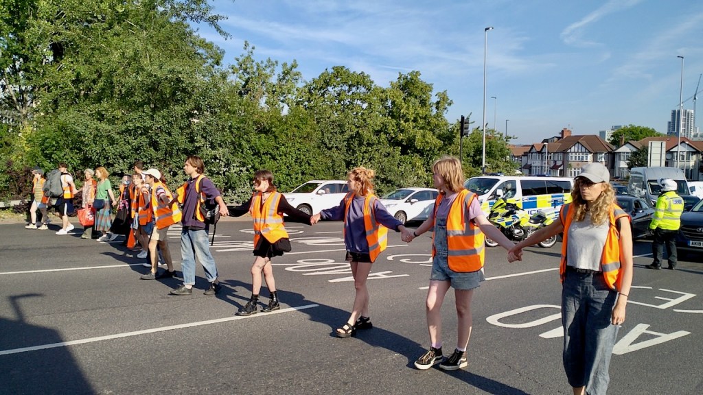 Hanger Lane slow march