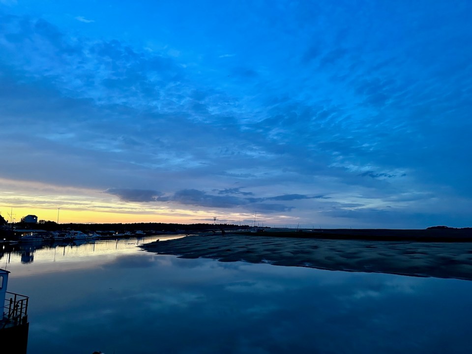 North Norfolk sky amazing at sunset