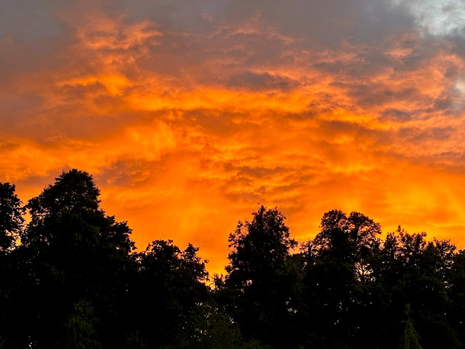 Sunset - sky on fire