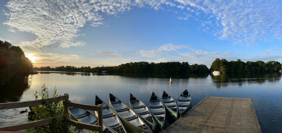 Salhouse Broad at sunset