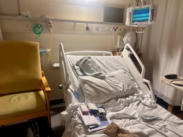 Hotel bed was quite technical